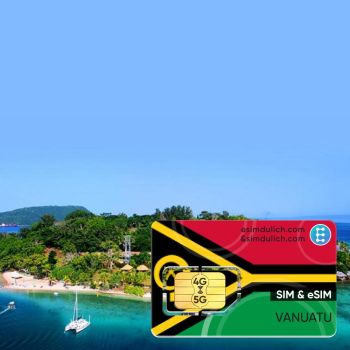 Sim Du Lịch Vanuatu 15 Ngày Tốc Độ Cao